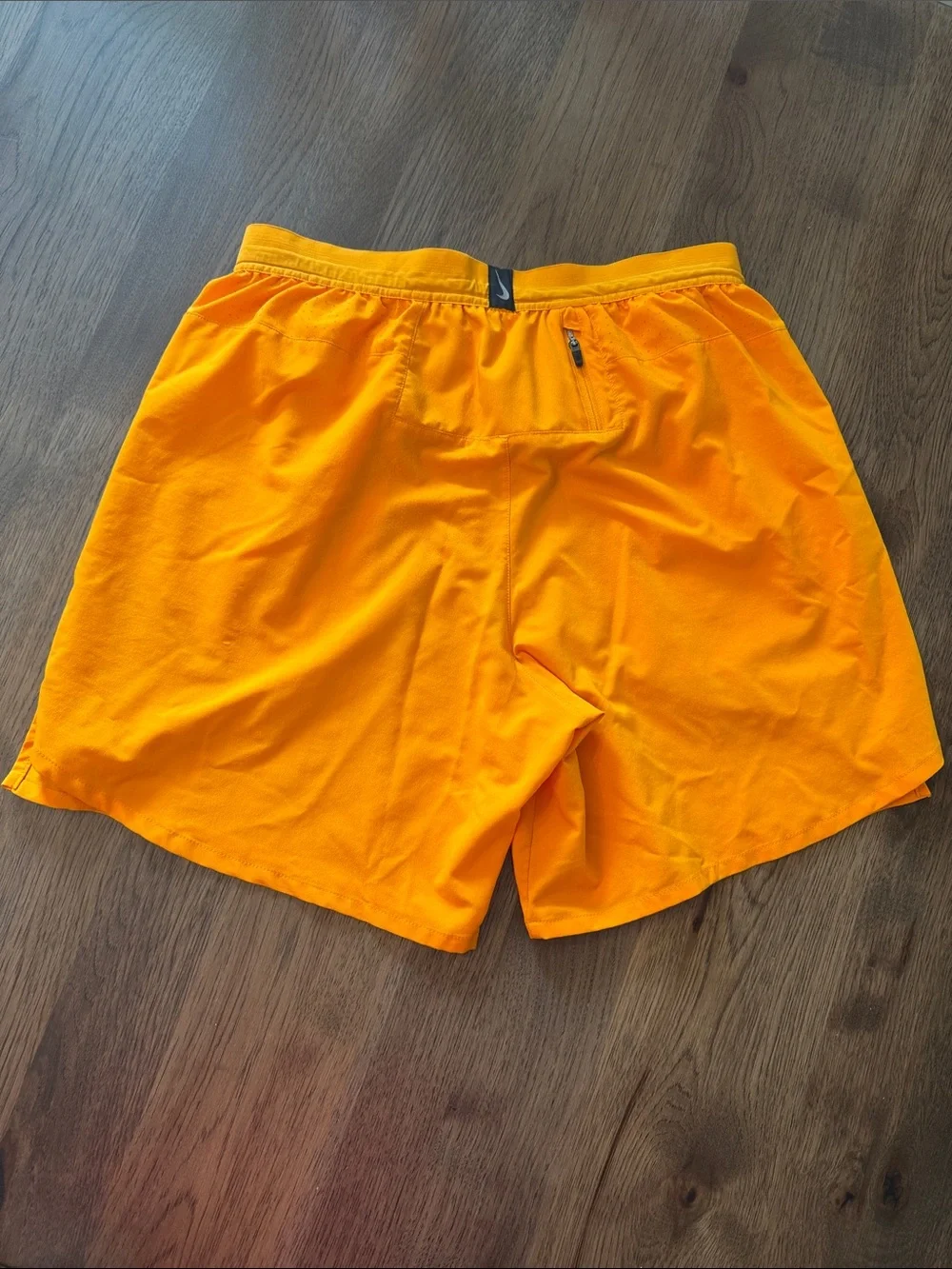 Men's Bright Orange Running Shorts